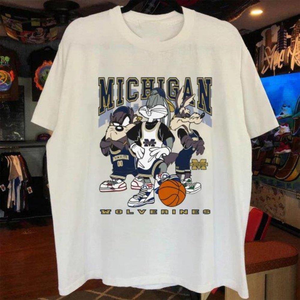 Ncaa Michigan Wolverines Looney Tunes Shirt University Shirt